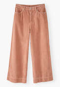 Wide-leg cord trousers, Shell pink, webstill