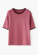 Jersey T-shirt, Dusty rose, webstill