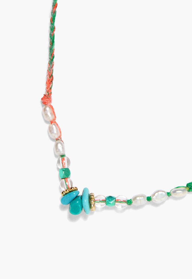 Bracelet, Turquoise pearl, completeTheLook