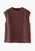 Sleeveless sweatshirt, Wine, webstill