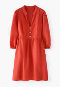 A-line dress, Bright chilli, webstill