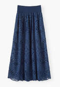 Broderie anglaise skirt, Ink, webstill