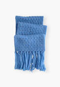 Crochet-stitch scarf, Bluebell, webstill