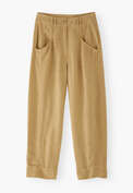 Cropped trousers, Bronze tan, webstill