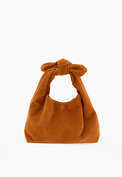 Cord tie-handle bag, Rust, webstill