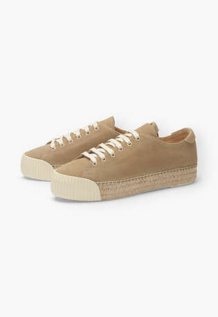 Espadrille trainers, Taupe, webstill