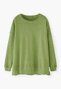 Drop-shoulder top, Apple, webstill