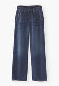 Straight-leg jean, Dark wash, webstill