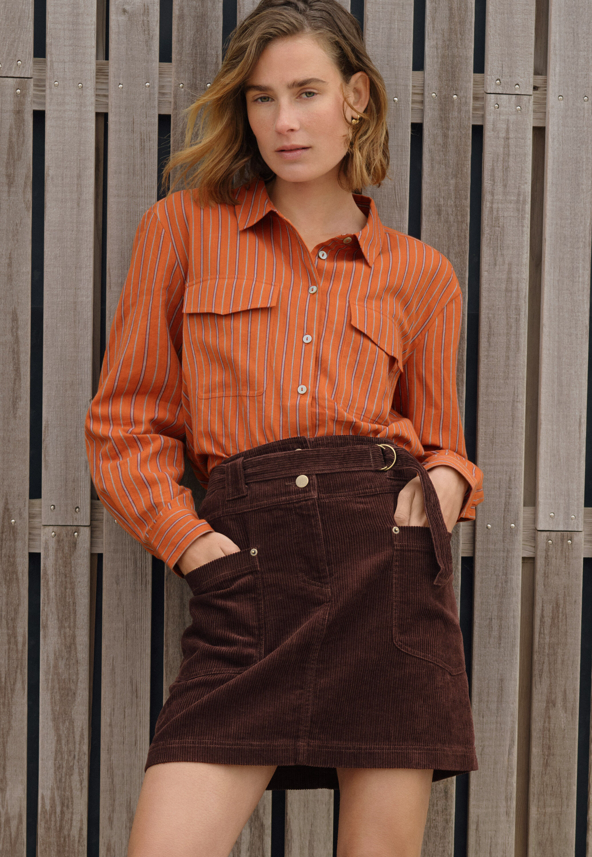 Pintuck blouse