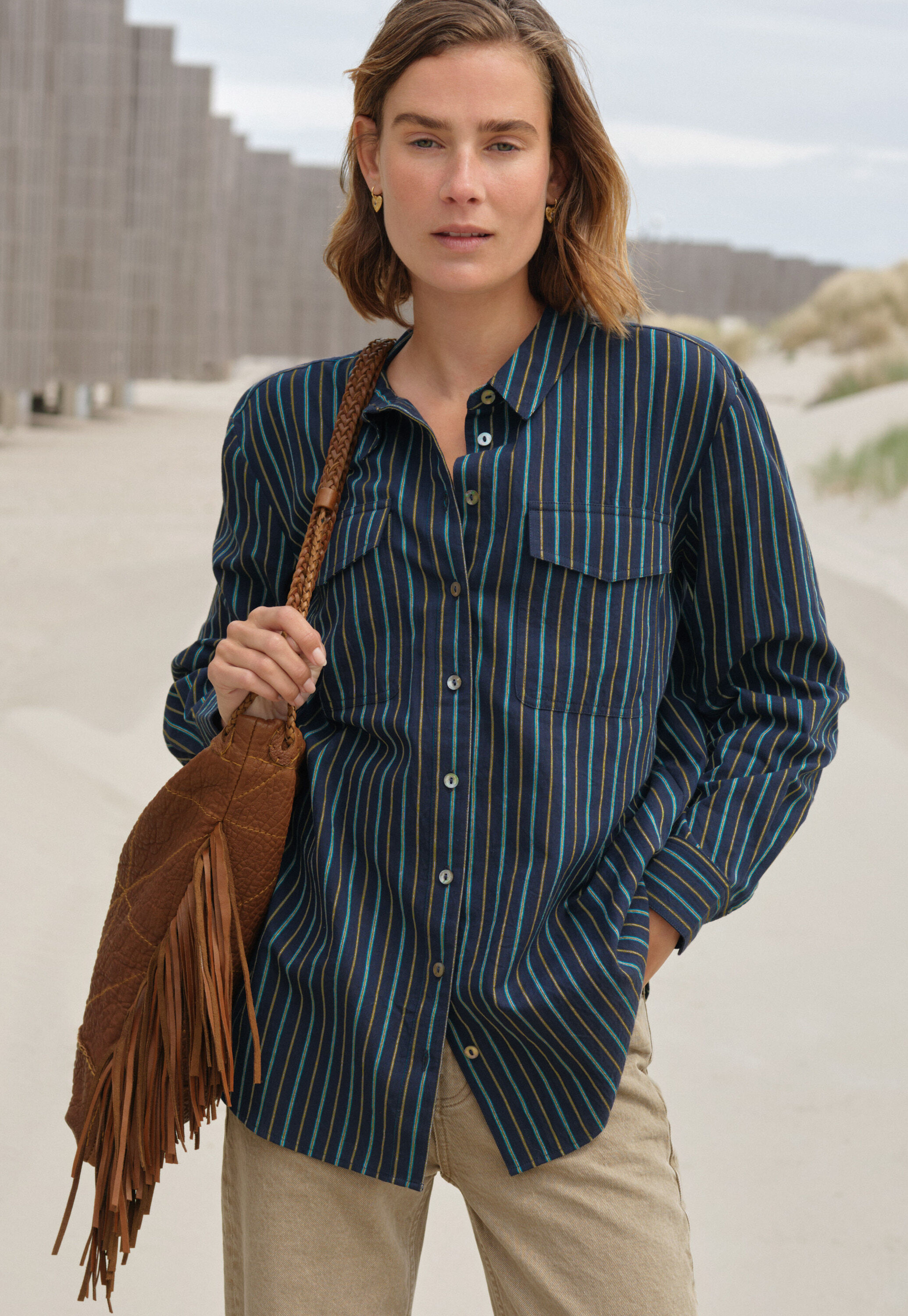 Pintuck blouse