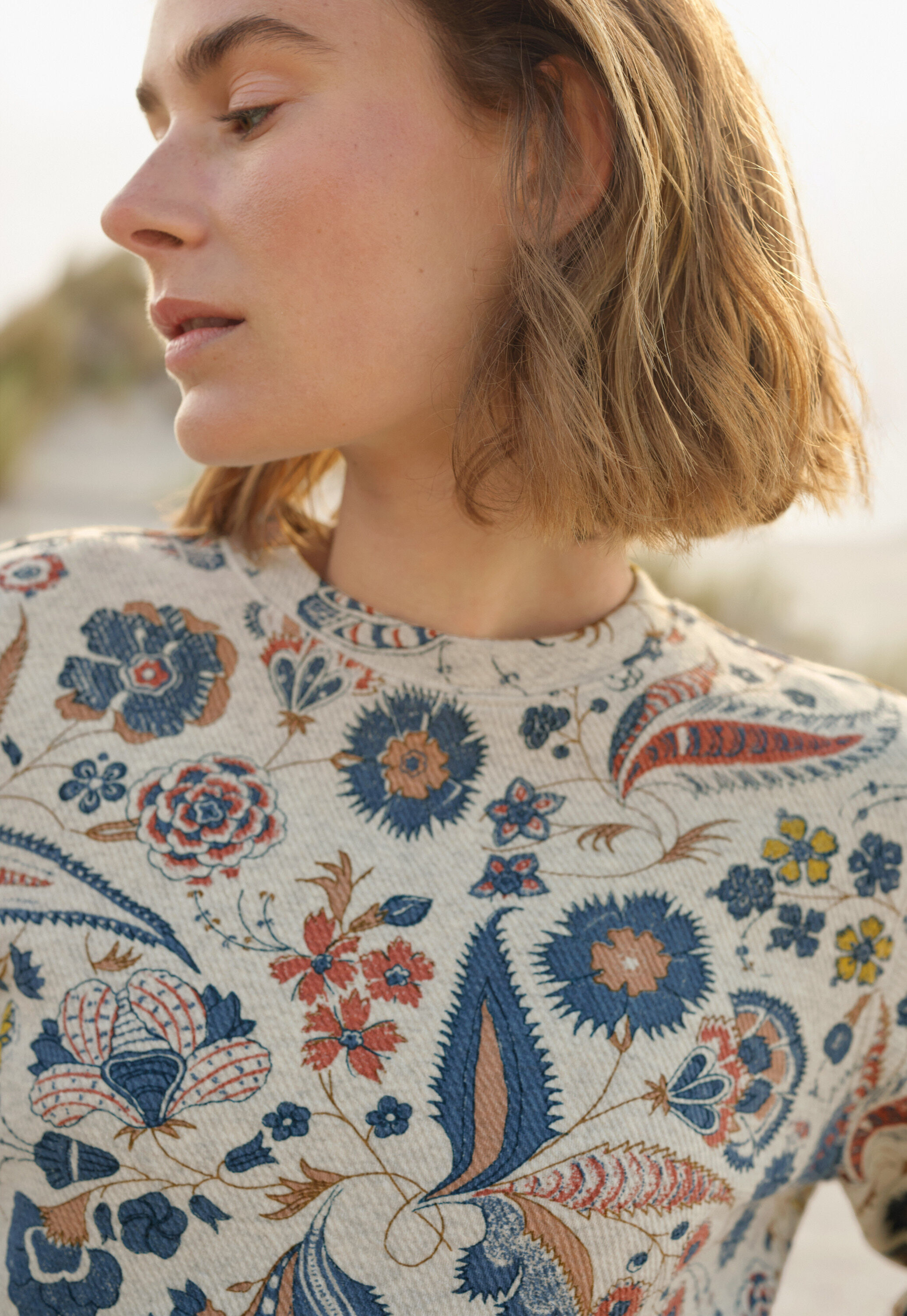 Printed jersey sweatshirt