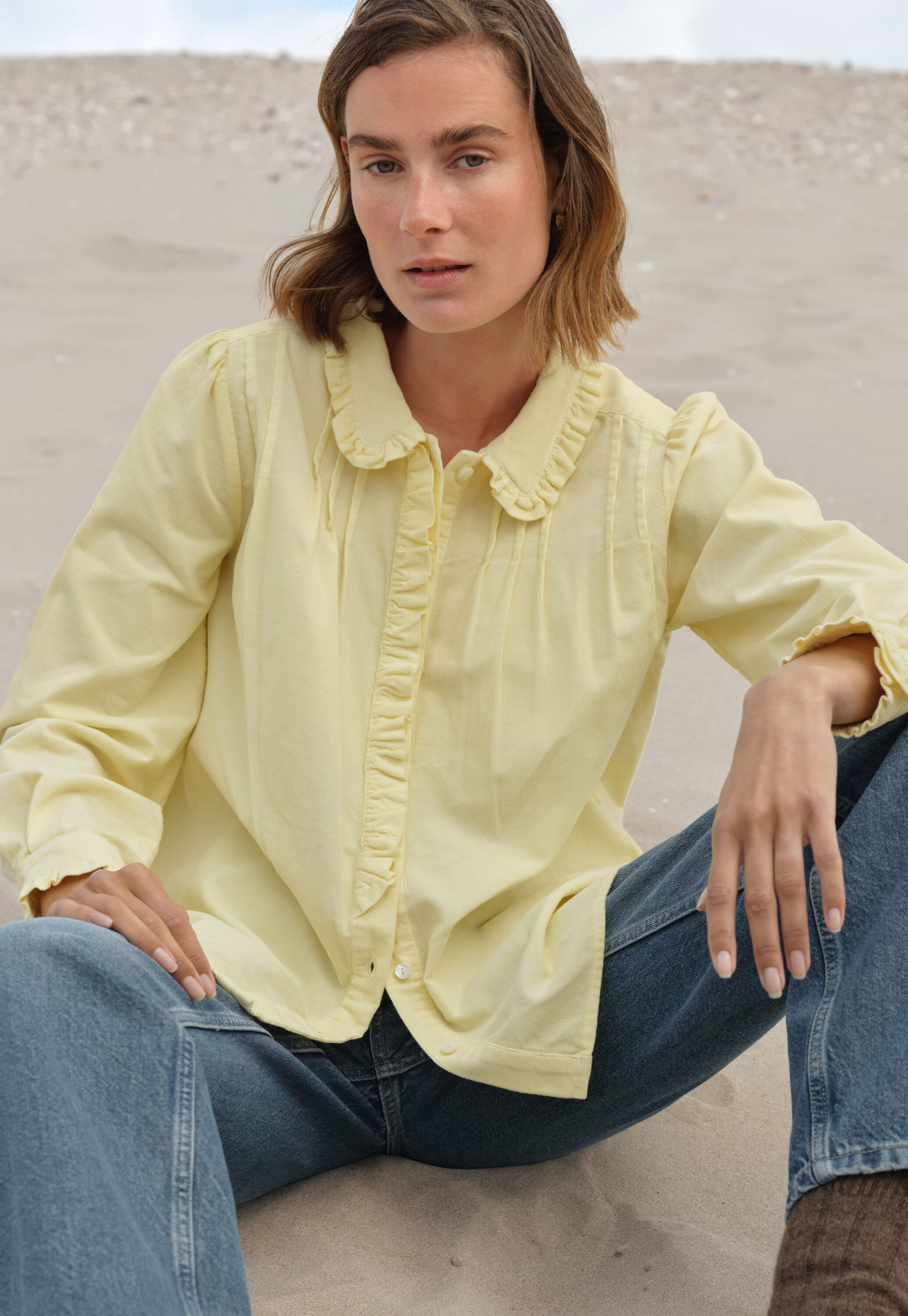 Pintuck blouse