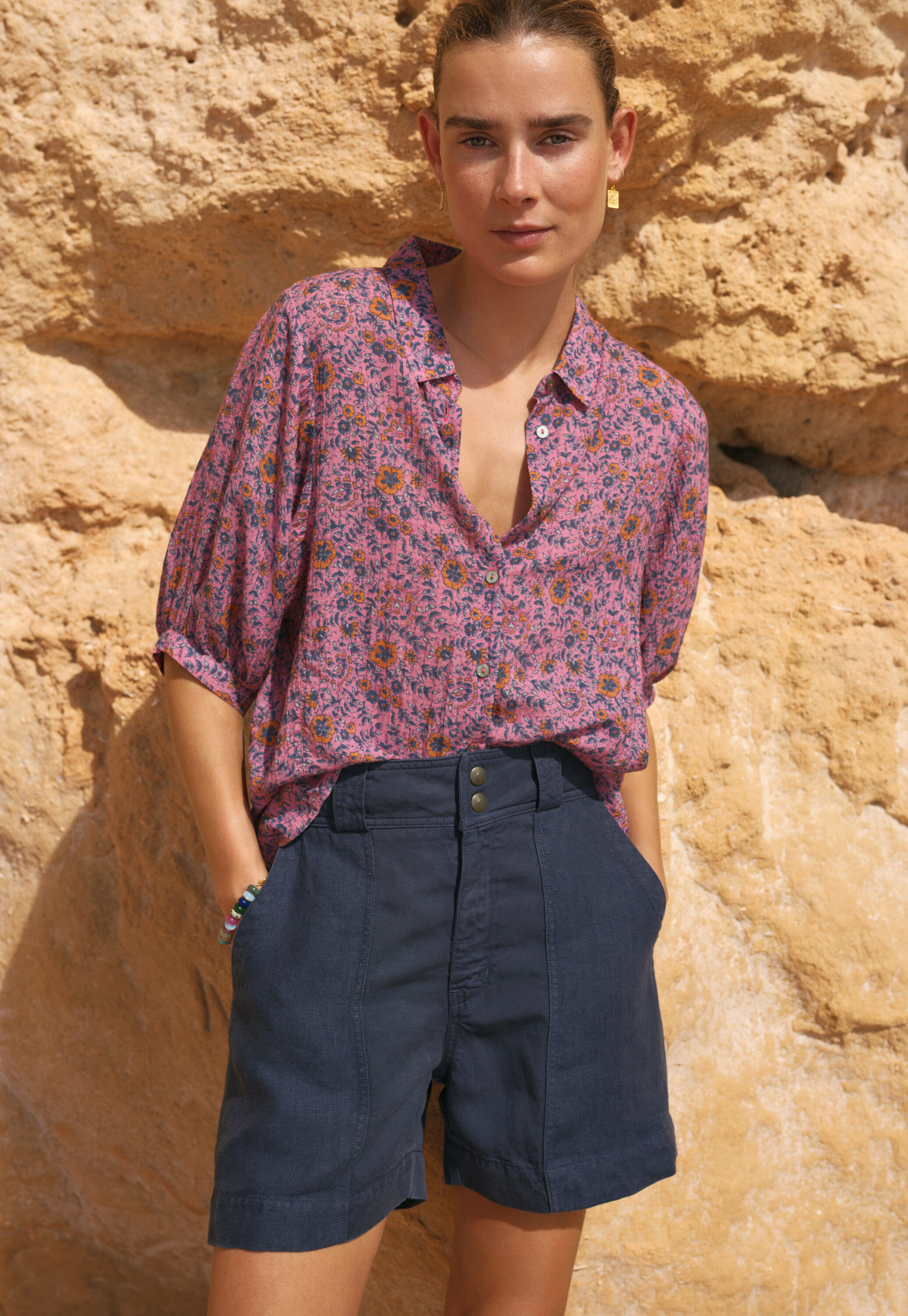 Pintuck blouse