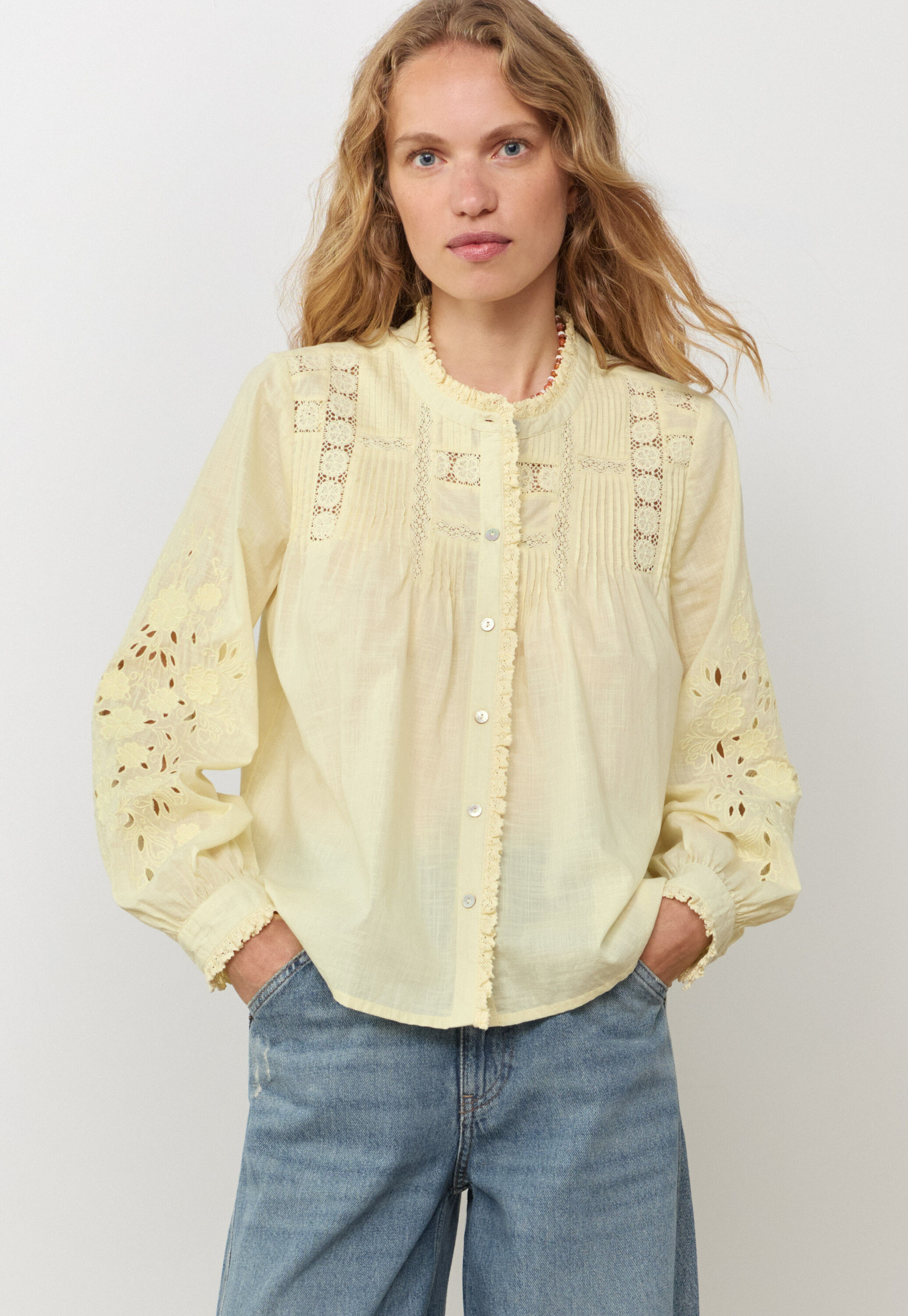 Pintuck blouse