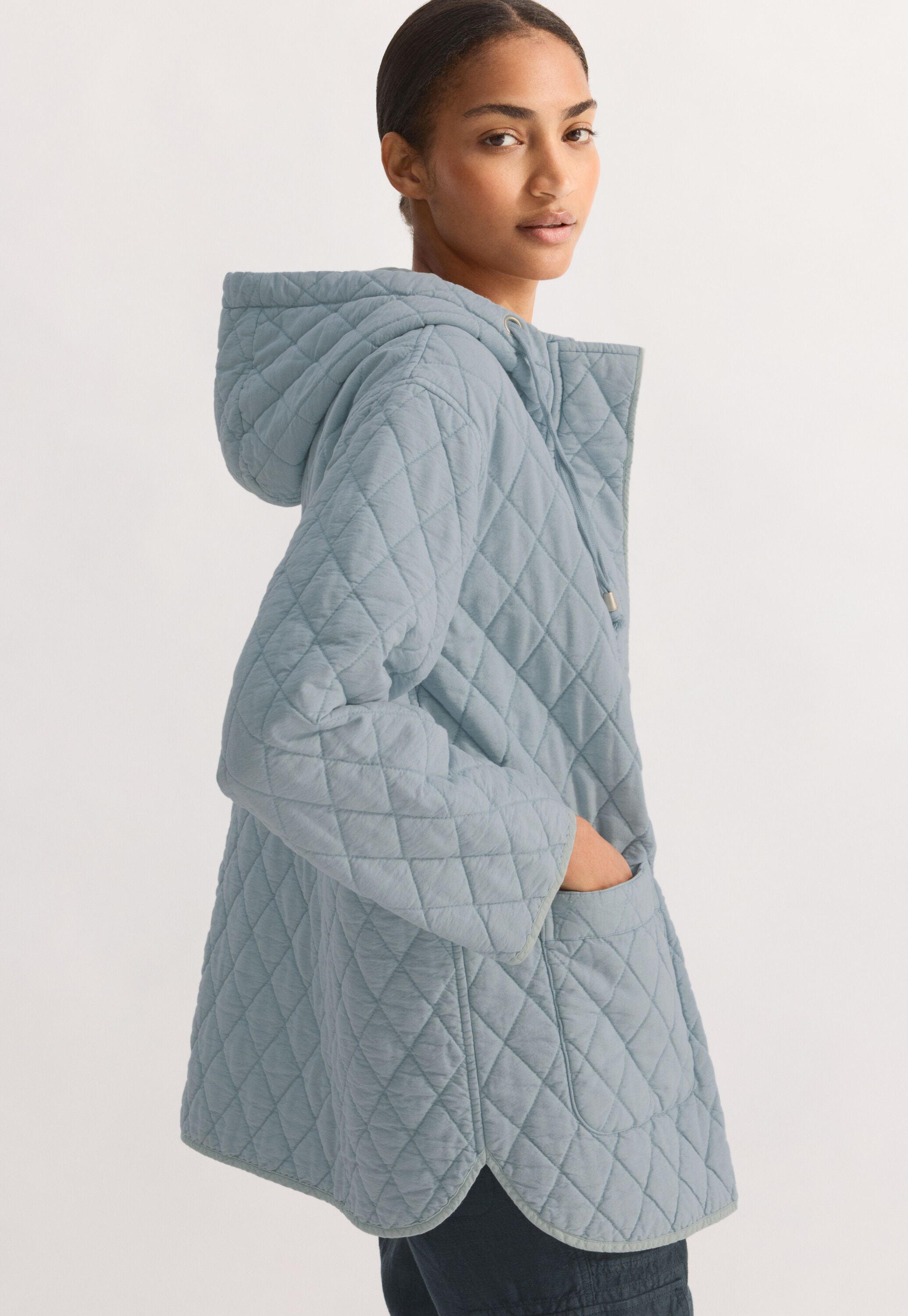 Cable-stitch cardigan