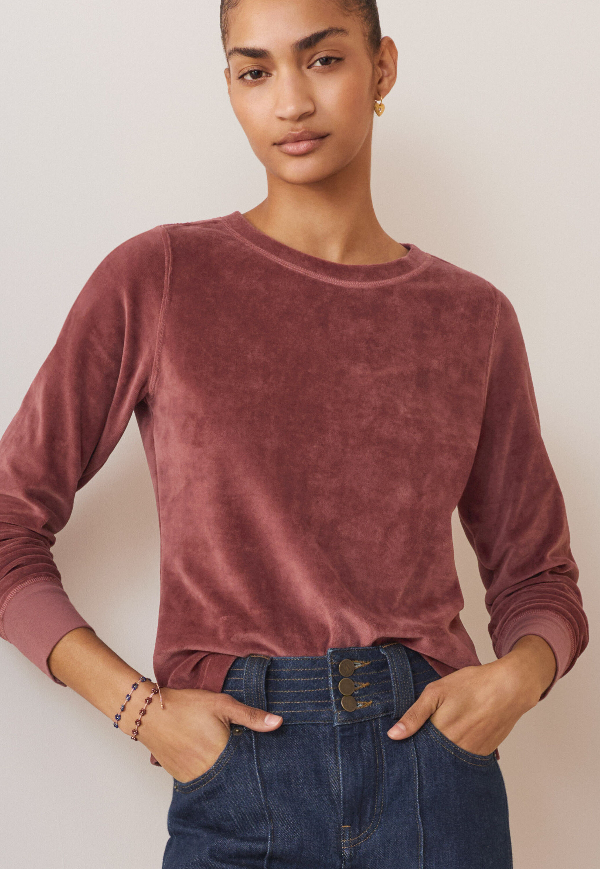 Velour top