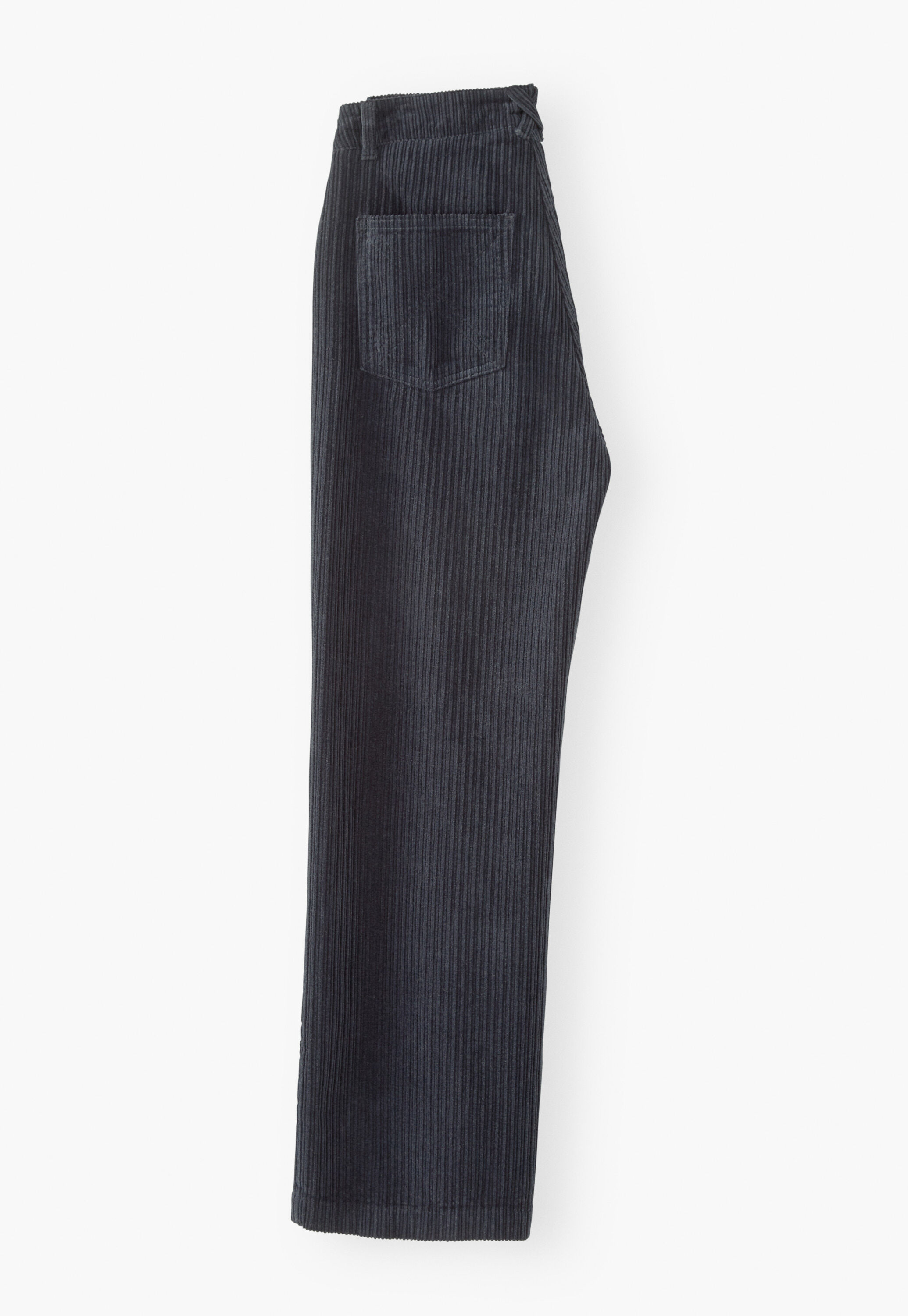 Cropped cord trousers