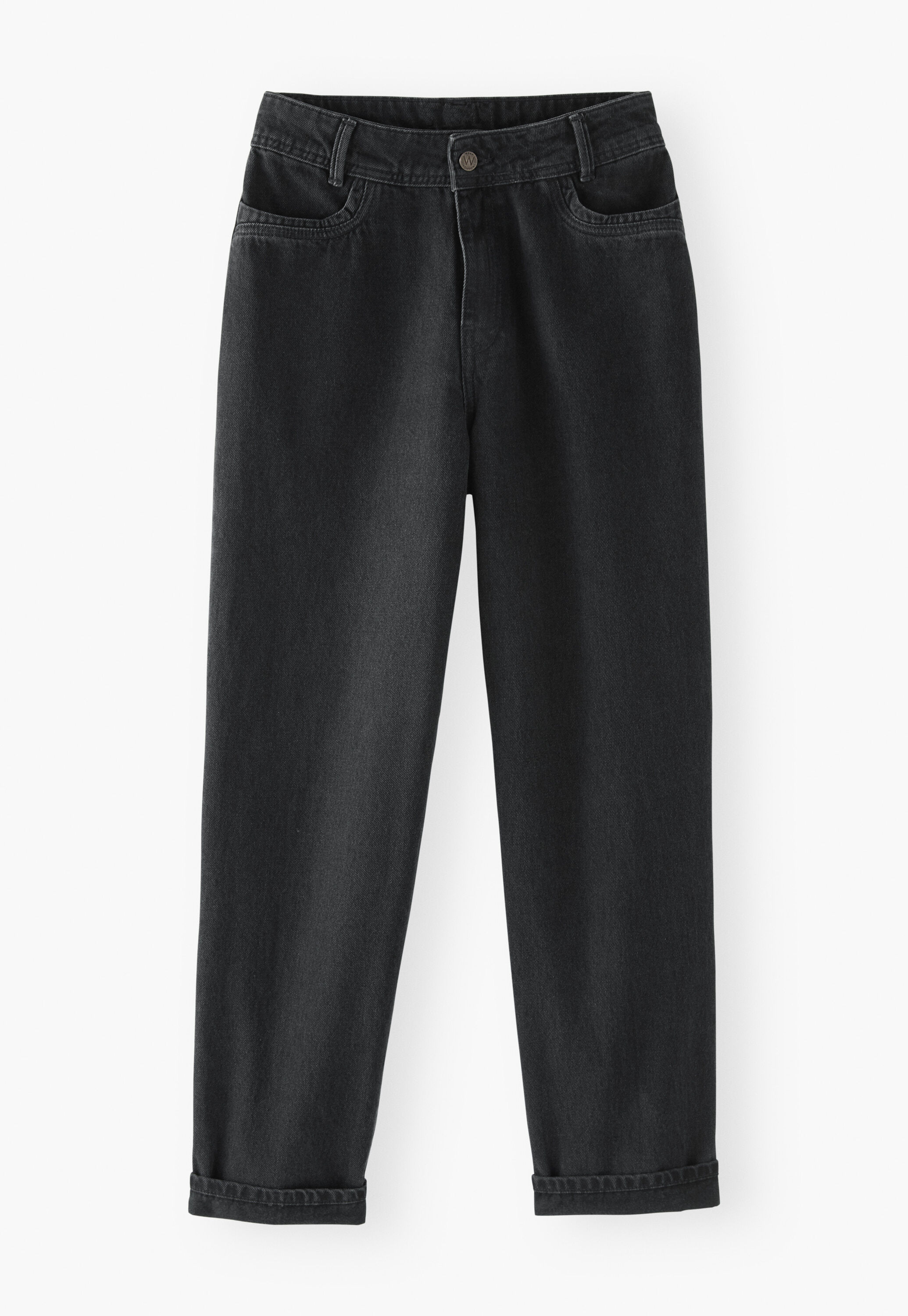 Mom jeans, Black, large