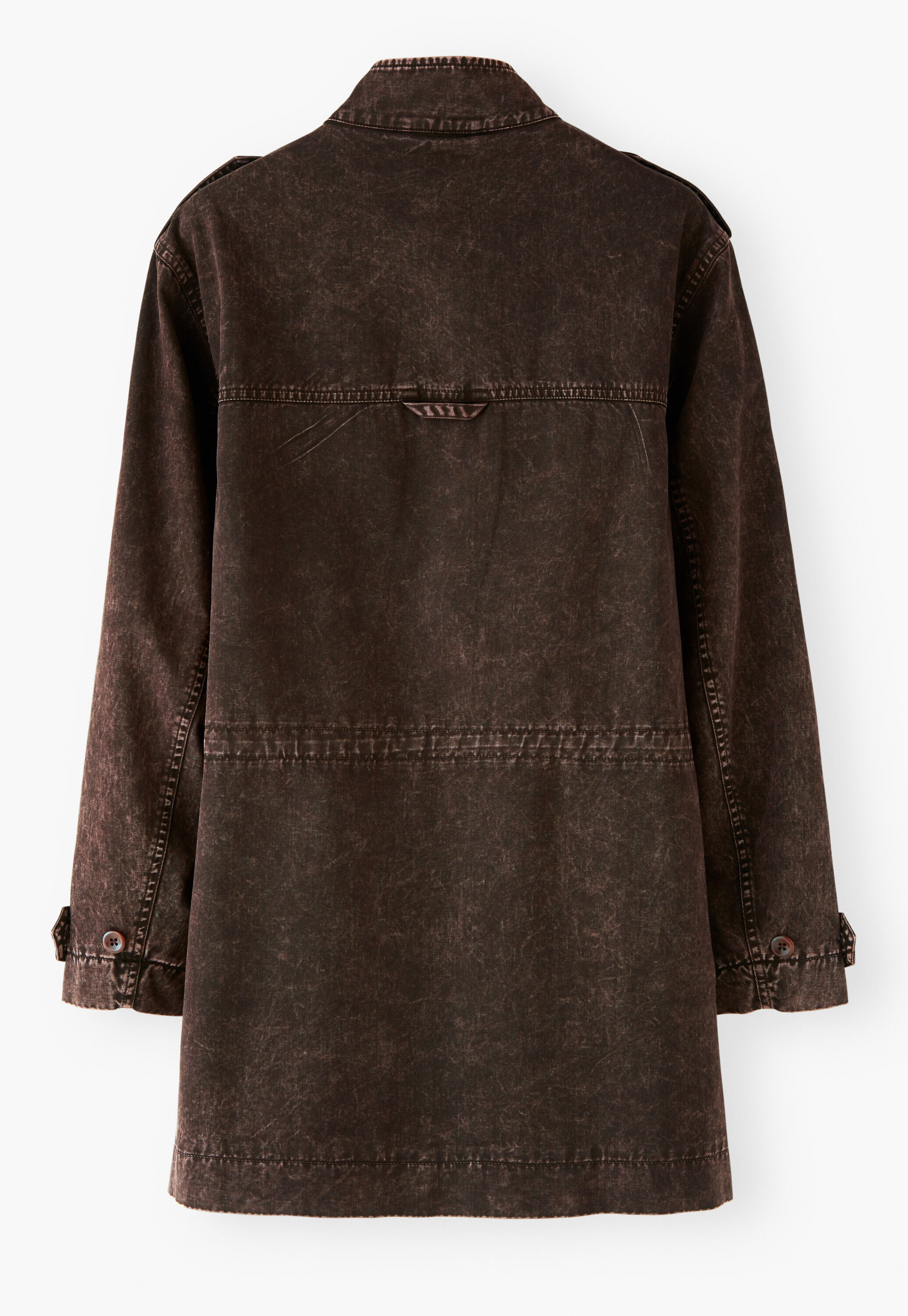 Laundered jacket, Dark chocolate, large