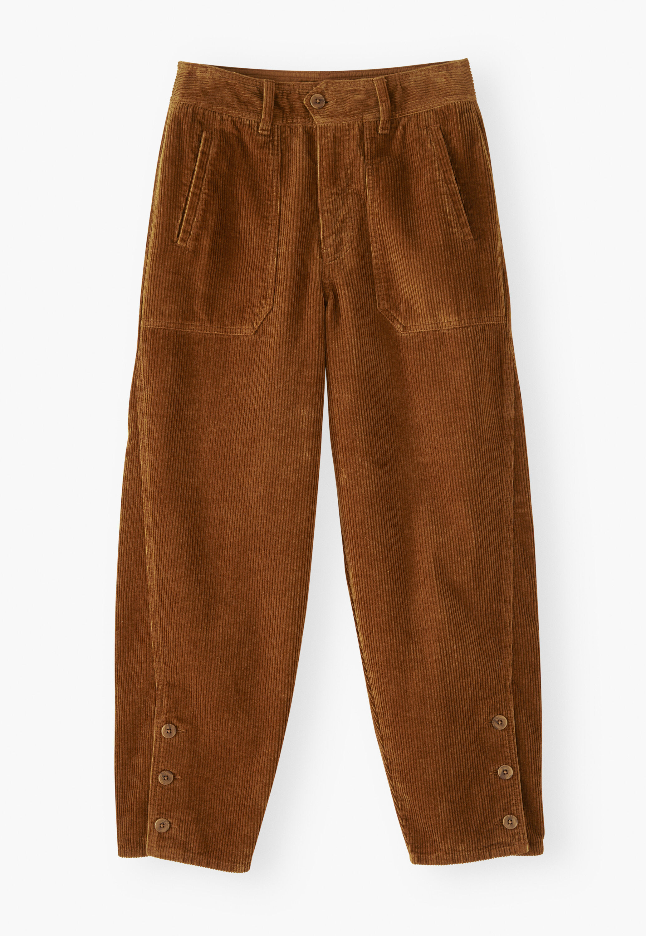 Relaxed carrot-fit cords
