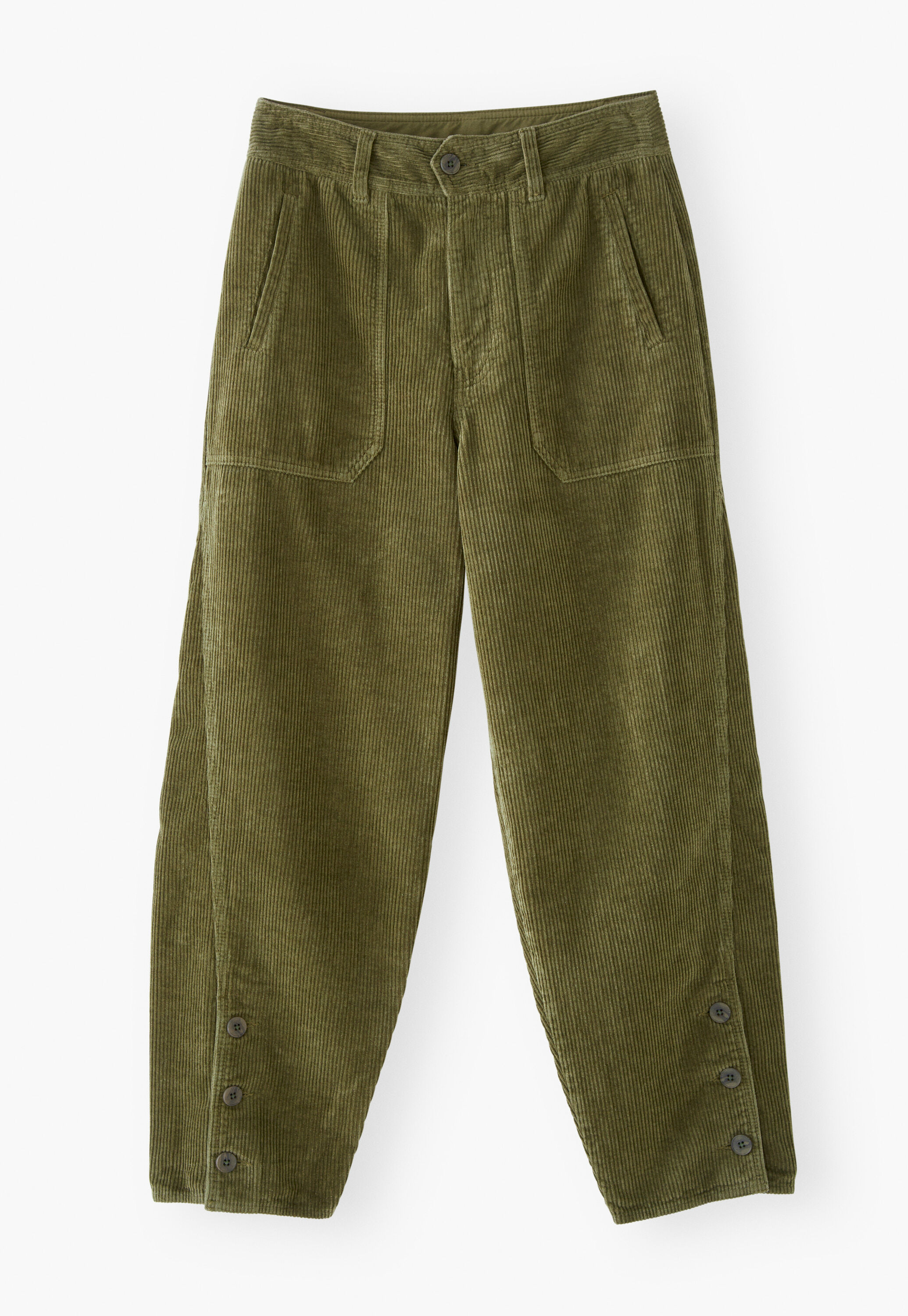 Relaxed carrot-fit cords