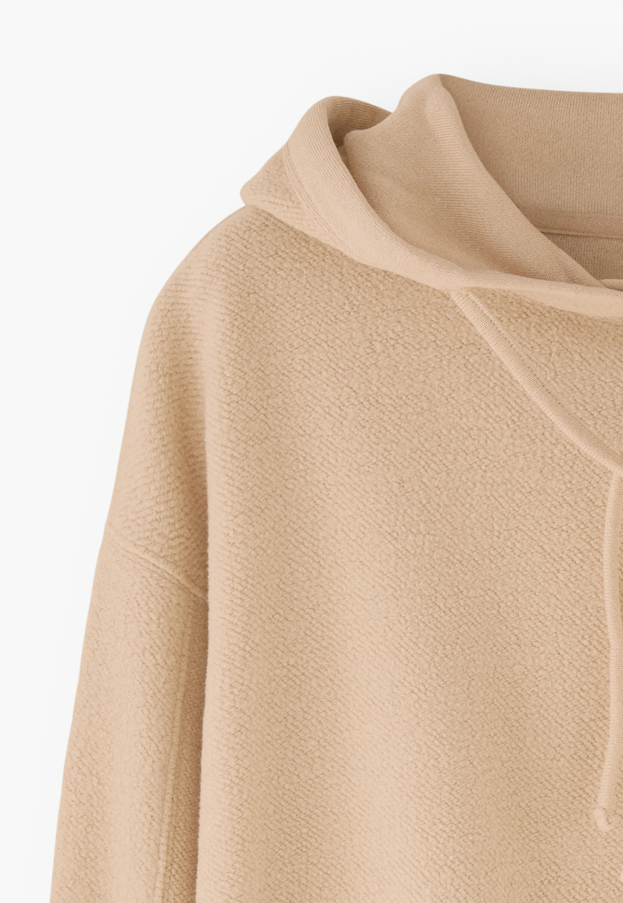Fleece hoodie, Blossom, large