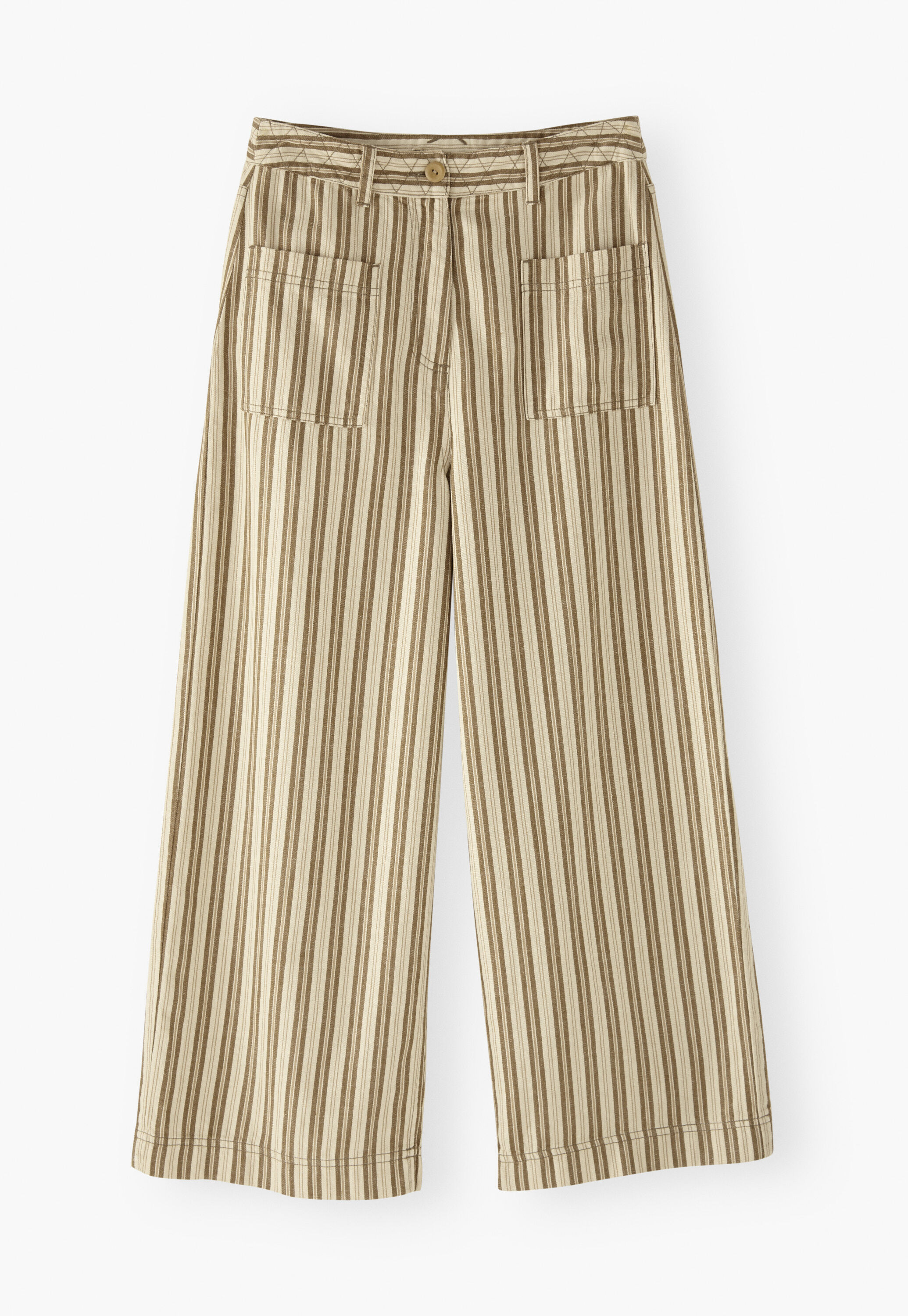 Striped trousers