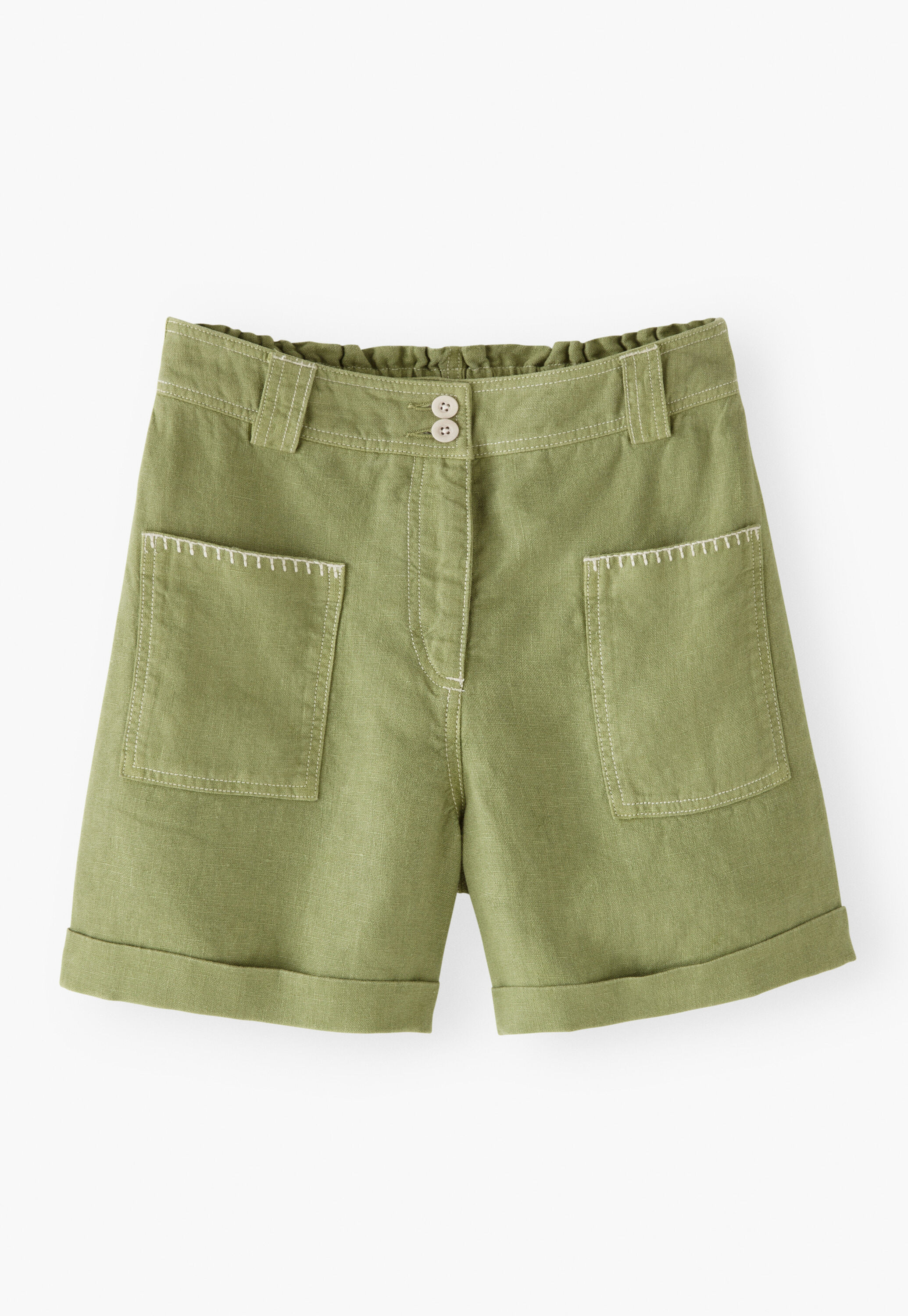 Patch-pocket shorts